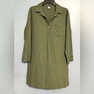 Old Navy Women’s Green Dress EUC Medium Linen